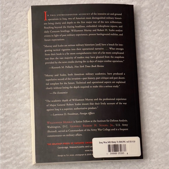 The Iraq War / A Military History Paperback - Picture 3 of 3